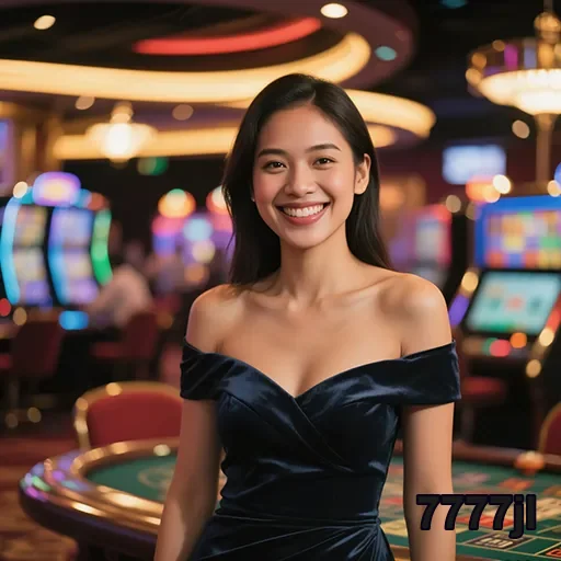 7777jl casino gaming woman